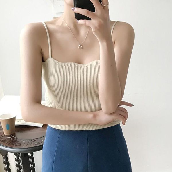 women's tanks & camis women sleeveless knitted 2021 summer female v-neck strap wavy edge thin casual tank top, White
women's tanks & camis women sleeveless knitted 2021 summer female v-neck strap wavy edge thin casual tank top, White
