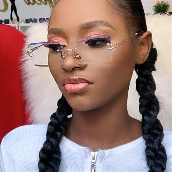 sunglasses fancy cutest small rectangle women vintage brand designer rimless square sun glasses men female gradient pink shades, White;black
sunglasses fancy cutest small rectangle women vintage brand designer rimless square sun glasses men female gradient pink shades, White;black