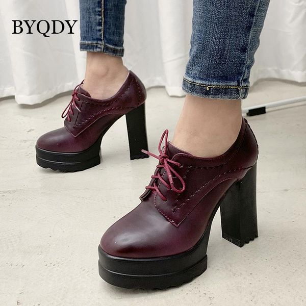 dress shoes byqdy wedge heels patent leather woman thick high heel pumps round toe platform pu lace up casual big size 41-42, Black
dress shoes byqdy wedge heels patent leather woman thick high heel pumps round toe platform pu lace up casual big size 41-42, Black