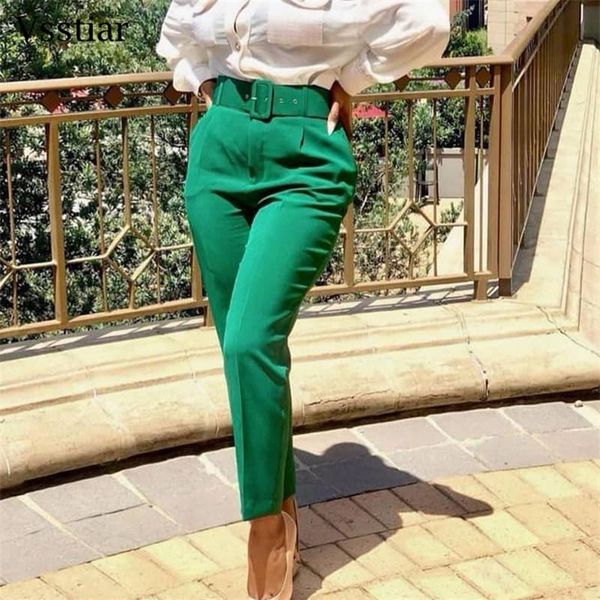 women's pants & capris vsstiar high waist blazer with belt 2021 fashion woman clothing y2k green slim elegant casual women, Black;white
women's pants & capris vsstiar high waist blazer with belt 2021 fashion woman clothing y2k green slim elegant casual women, Black;white