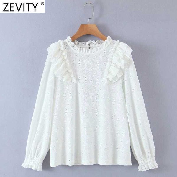 zevity women sweet cascading ruffle patchwork casual slim shirt female hollow out embroidery blouse roupas chic ls9089 210603, White
zevity women sweet cascading ruffle patchwork casual slim shirt female hollow out embroidery blouse roupas chic ls9089 210603, White
