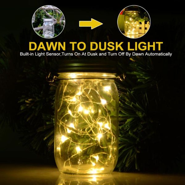 strings solar mason jar light with handles led string fairy firefly lights lids insert for patio lawn garden decor yard gardening tools
strings solar mason jar light with handles led string fairy firefly lights lids insert for patio lawn garden decor yard gardening tools