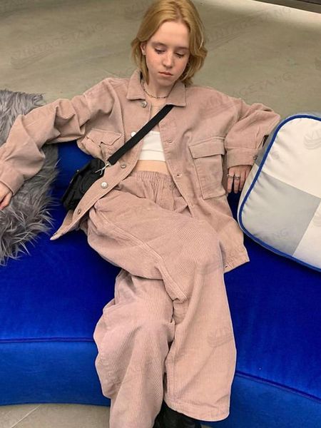 women's jackets b-toto american retro smoky pink corduroy jacket female tide ins spring and autumn thin suit 2021 fashion, Black;brown
women's jackets b-toto american retro smoky pink corduroy jacket female tide ins spring and autumn thin suit 2021 fashion, Black;brown