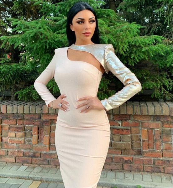 2021 new winter long sleeve black beige sparkly women bandage designer fashion evening party vestido lpnz, Black;gray
2021 new winter long sleeve black beige sparkly women bandage designer fashion evening party vestido lpnz, Black;gray
