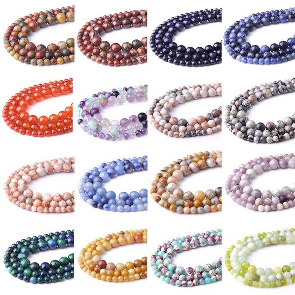 other wholesale 4 6 8 10 12mm round natural stone beads polished lapis lazuli amazonite fluorite loose for jewelry making 15.5"
other wholesale 4 6 8 10 12mm round natural stone beads polished lapis lazuli amazonite fluorite loose for jewelry making 15.5"