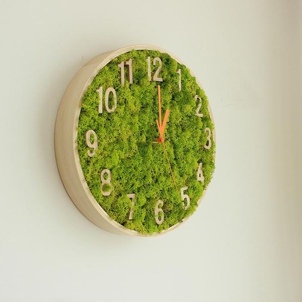 wall clocks clock entrance living room decoration immortal moss wood creative literary original design
wall clocks clock entrance living room decoration immortal moss wood creative literary original design