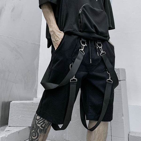 men's shorts cargo summer cotton knee length ribbons black casual short pants streetwear hip hop man joggers i28t, White;black
men's shorts cargo summer cotton knee length ribbons black casual short pants streetwear hip hop man joggers i28t, White;black
