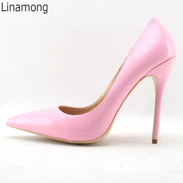 dress shoes spring women classical celebrity solid shiny patent leather pumps pointy toe lady slip on stilettos party high heels, Black
dress shoes spring women classical celebrity solid shiny patent leather pumps pointy toe lady slip on stilettos party high heels, Black