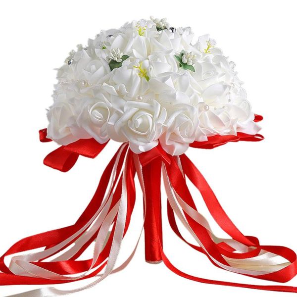 decorative flowers & wreaths beautiful white crystal roses pearl bridesmaid purple royal blue wedding bouquet bridal artificial silk decorat
decorative flowers & wreaths beautiful white crystal roses pearl bridesmaid purple royal blue wedding bouquet bridal artificial silk decorat