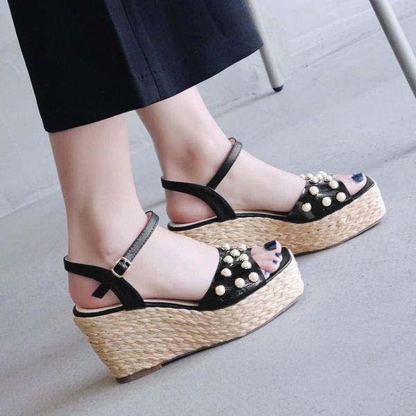 sandals high heel sandal for women female shoe large size 2021 summer wedge open toe high-heeled girls big studded platform pe, Black
sandals high heel sandal for women female shoe large size 2021 summer wedge open toe high-heeled girls big studded platform pe, Black