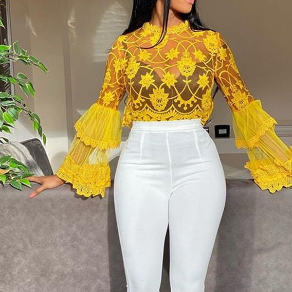 mesh yellow blouse see through flare long sleeve african party club shirts 2021 summer slim women sheer blouses shirt, White
mesh yellow blouse see through flare long sleeve african party club shirts 2021 summer slim women sheer blouses shirt, White