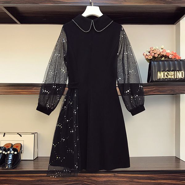 Big Plus Size Black Knitted Sequins Shredded Shirts Smart Fashions Fall Down Office Clothes 3e63, Black;gray
Big Plus Size Black Knitted Sequins Shredded Shirts Smart Fashions Fall Down Office Clothes 3e63, Black;gray