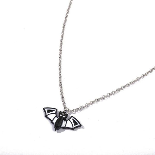 pendant necklaces gothic black bat necklace for women fashion punk lady silver color clavicle chain creative halloween party jewelry
pendant necklaces gothic black bat necklace for women fashion punk lady silver color clavicle chain creative halloween party jewelry