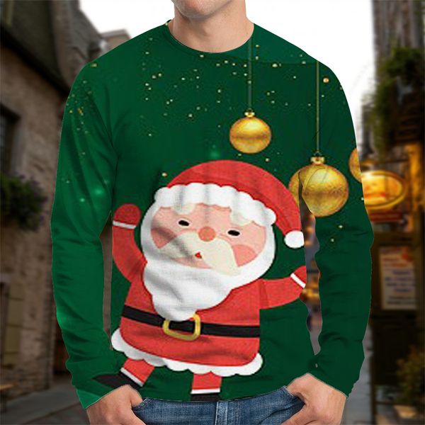 christmas old man printed pattern men's christmas shirt visual impact party shirt fashion round neck high-quality sweatshirt, Black
christmas old man printed pattern men's christmas shirt visual impact party shirt fashion round neck high-quality sweatshirt, Black