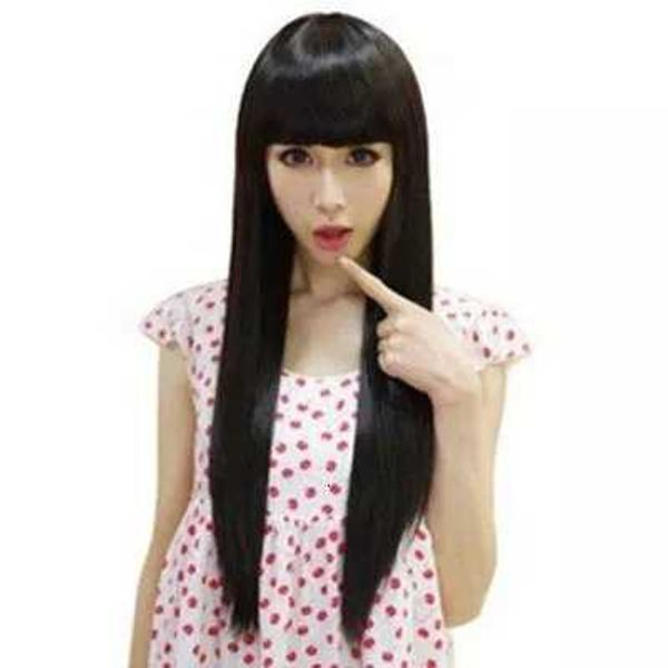 wig, fake m, cd cross drsing, qi bangs, straight hair, male female students, medium and long hair set, fashion, face, Black
wig, fake m, cd cross drsing, qi bangs, straight hair, male female students, medium and long hair set, fashion, face, Black