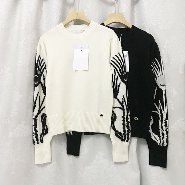 704 2021 spring summer brand same style sweaters crew neck white black pullover print long sleeve print women clothes sweater xue
704 2021 spring summer brand same style sweaters crew neck white black pullover print long sleeve print women clothes sweater xue