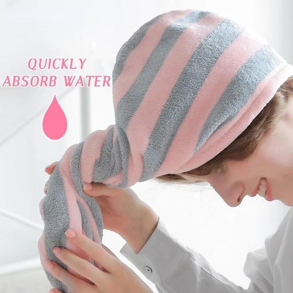towel women girls towels bathroom microfiber stripe hair magic shower cap lady turban head
towel women girls towels bathroom microfiber stripe hair magic shower cap lady turban head