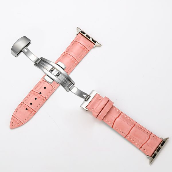 another apple watch iwatch 1-6 pink belt, butterfly buckle type 38 40 42 44mm, Black;brown
another apple watch iwatch 1-6 pink belt, butterfly buckle type 38 40 42 44mm, Black;brown