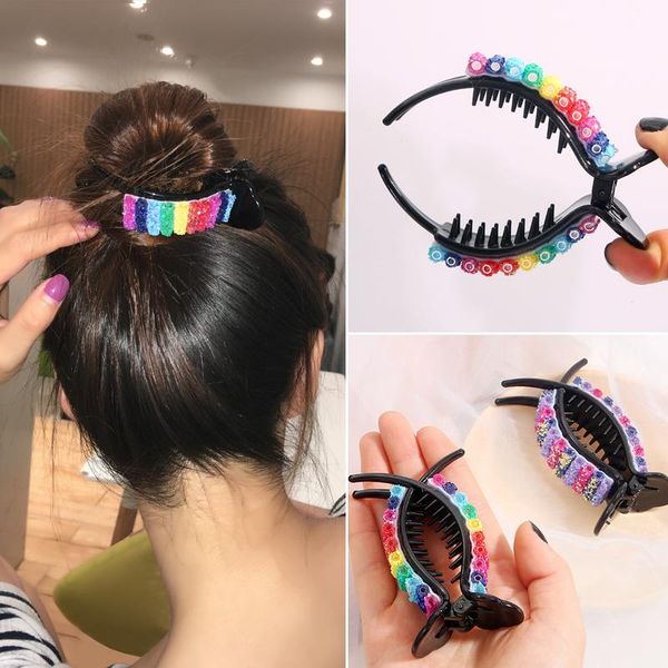 hair accessories cute meatball women girls headwear rhinestone sequined hairpin color clip fashion, Slivery;white
hair accessories cute meatball women girls headwear rhinestone sequined hairpin color clip fashion, Slivery;white