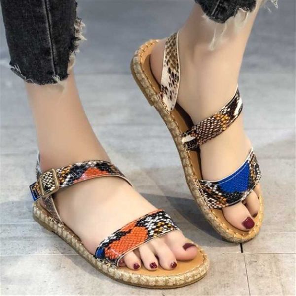 sandals big size 36-43 summer women's flat fashion snake pattern outdoor beach casual shoes classic buckle open toe footwear, Black
sandals big size 36-43 summer women's flat fashion snake pattern outdoor beach casual shoes classic buckle open toe footwear, Black