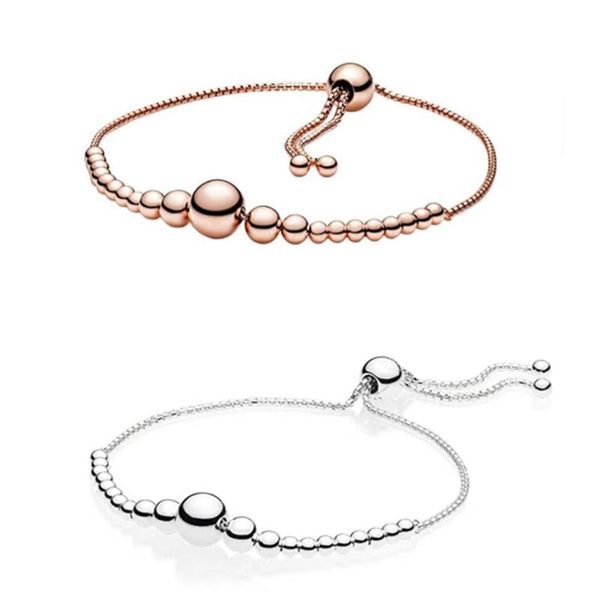 925 sterling silver sliding clasp adjust moments chain bracelet bangles for women beads charm diy jewelry holiday gift, Golden;silver
925 sterling silver sliding clasp adjust moments chain bracelet bangles for women beads charm diy jewelry holiday gift, Golden;silver