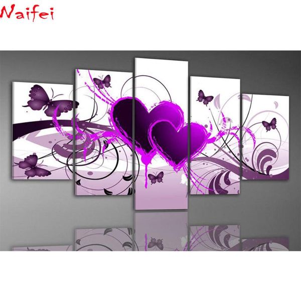diamond painting 5 pieces purple butterfly flowers decor landscape diy embroidery full drill rhinestones
diamond painting 5 pieces purple butterfly flowers decor landscape diy embroidery full drill rhinestones