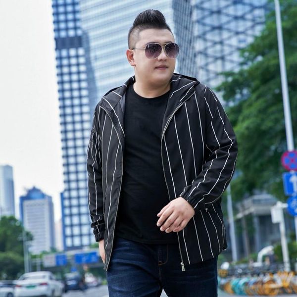 men's jackets european station jacket plus fat size loose casual trendy windbreaker, Black;brown
men's jackets european station jacket plus fat size loose casual trendy windbreaker, Black;brown