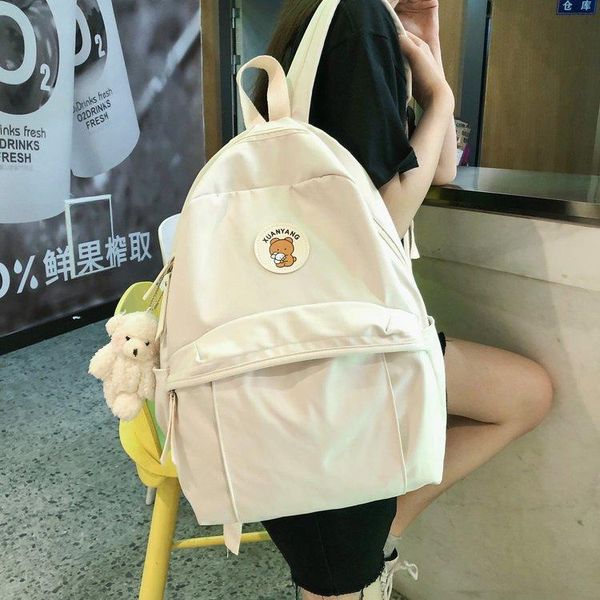 backpack college style simple versatile literature sweet lovely girl student schoolbag leisure pure color
backpack college style simple versatile literature sweet lovely girl student schoolbag leisure pure color