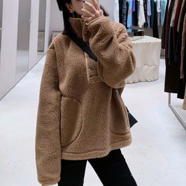 2021 new turtleneck coat long sleeve simple autumn winter pockets buttons women and men 615c, Black;brown
2021 new turtleneck coat long sleeve simple autumn winter pockets buttons women and men 615c, Black;brown