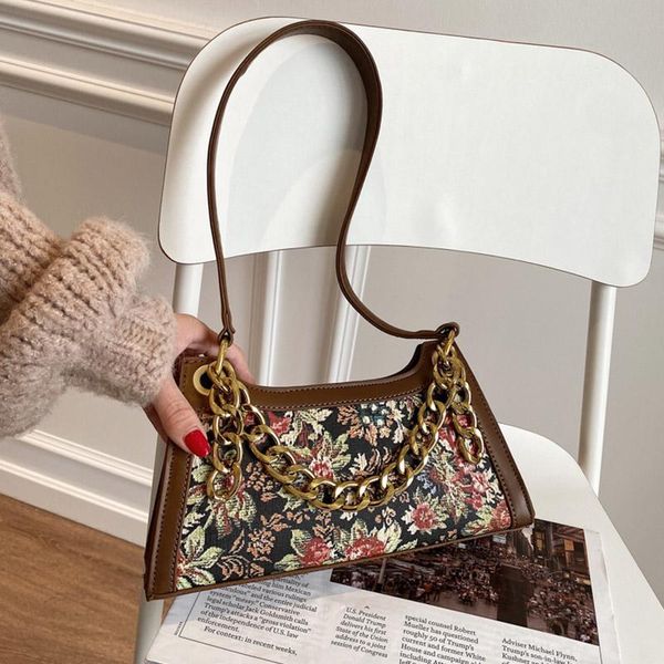 cross body vintage flower print pu leather bags small shoulder gold chain women casual stylish handbag
cross body vintage flower print pu leather bags small shoulder gold chain women casual stylish handbag