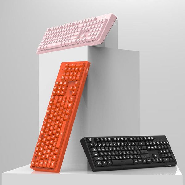 wired usb 108keys waterproof with backlit axis feel keyboard girls office gaming keyboard for pc laptop
wired usb 108keys waterproof with backlit axis feel keyboard girls office gaming keyboard for pc laptop