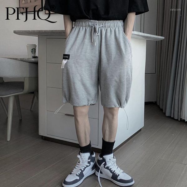 men's shorts pfhq 2021 men loose solid color letter patch wide leg drawstring high waist five-point pants summer and autumn 21d3402, White;black
men's shorts pfhq 2021 men loose solid color letter patch wide leg drawstring high waist five-point pants summer and autumn 21d3402, White;black