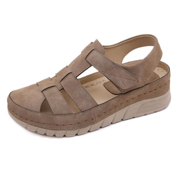 2021 new summer shoes women sandals round head wedges sandals plus size casual women non-slip gladiator female shoes, Black
2021 new summer shoes women sandals round head wedges sandals plus size casual women non-slip gladiator female shoes, Black
