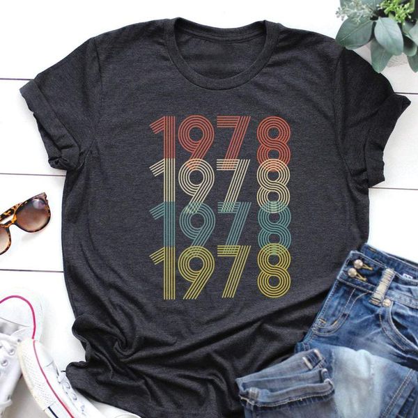 women's t-shirt women casual letters print shirt o-neck short sleeve tee t-shirts female 1978 digital pattern clothing #yl 10, White
women's t-shirt women casual letters print shirt o-neck short sleeve tee t-shirts female 1978 digital pattern clothing #yl 10, White