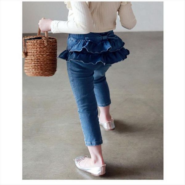 korean style spring teenagers girls jeans elastic waist solid color tutu trousers children kids clothes e676, Blue
korean style spring teenagers girls jeans elastic waist solid color tutu trousers children kids clothes e676, Blue