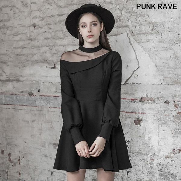casual dresses classic black chiffon mesh stitching slit sleeve breathable dress gothic college cute slim women punk rave opq-501lqf, Black;gray
casual dresses classic black chiffon mesh stitching slit sleeve breathable dress gothic college cute slim women punk rave opq-501lqf, Black;gray