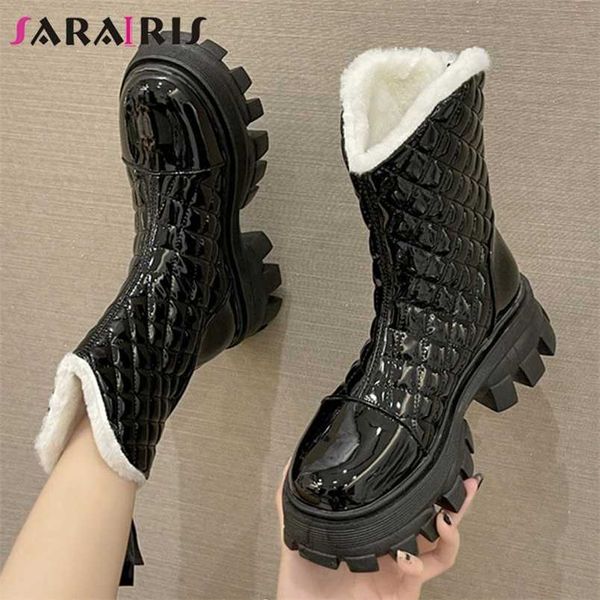 winter warm artificial fur plush women ankle boots chunky heels platform motorcycle autumn shoes 211204, Black
winter warm artificial fur plush women ankle boots chunky heels platform motorcycle autumn shoes 211204, Black