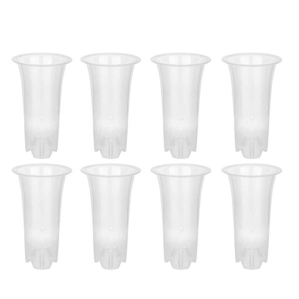 planters & pots 5 inch 8pcs clear flower pot planter plastic orchid with holes tall plant for home shop decoration
planters & pots 5 inch 8pcs clear flower pot planter plastic orchid with holes tall plant for home shop decoration
