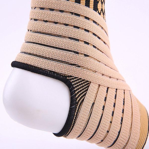 high elastic compression ankle bandage brace support for sports basketball soccer, Blue;black
high elastic compression ankle bandage brace support for sports basketball soccer, Blue;black