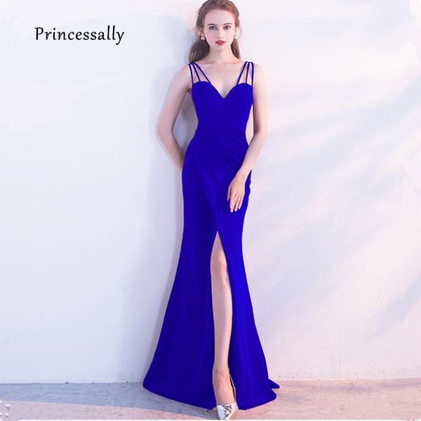 party dresses elegant evening dress mermaid spaghetti straps crise-cross back high slit engagement vestido de gala vestidos, White;black
party dresses elegant evening dress mermaid spaghetti straps crise-cross back high slit engagement vestido de gala vestidos, White;black