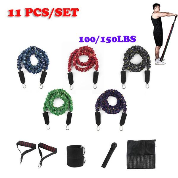 11pcs tube resistance bands set 100/150lb fitness elastic pull rope with protective sleeves for home training workout equipment
11pcs tube resistance bands set 100/150lb fitness elastic pull rope with protective sleeves for home training workout equipment