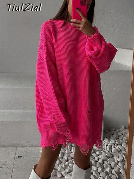 women's sweaters tiulzial o neck solid hollow out long oversized sweater women casual pullover knitting jumper loose dress for woman 20, White;black
women's sweaters tiulzial o neck solid hollow out long oversized sweater women casual pullover knitting jumper loose dress for woman 20, White;black