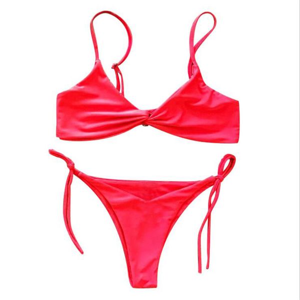 bikini 2019 pure color camisole adjustable fold breast pad bandage t-back micro bikinis set swimwear women swimsuit biquini mayo, Black
bikini 2019 pure color camisole adjustable fold breast pad bandage t-back micro bikinis set swimwear women swimsuit biquini mayo, Black