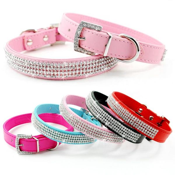 dog collars & leashes bling collar rhinestone leather pet cat puppy diamond necklace for small medium dogs cats chihuahua
dog collars & leashes bling collar rhinestone leather pet cat puppy diamond necklace for small medium dogs cats chihuahua