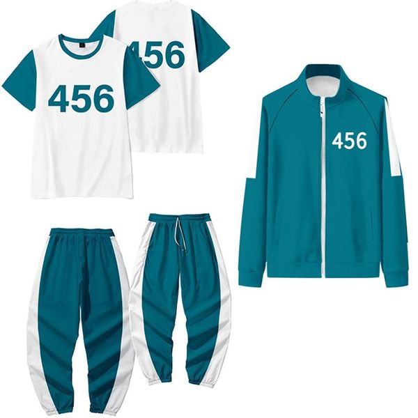 women's two piece pants hirigin 2021 korean teleplay squid game cosplay costume mens jacket jung hoyeon same sportswear printing pocket, White
women's two piece pants hirigin 2021 korean teleplay squid game cosplay costume mens jacket jung hoyeon same sportswear printing pocket, White