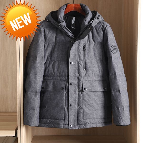 100-150g 90% white duck down filling hooded man jacket grey men's puffer coat for winter 2021, Black
100-150g 90% white duck down filling hooded man jacket grey men's puffer coat for winter 2021, Black