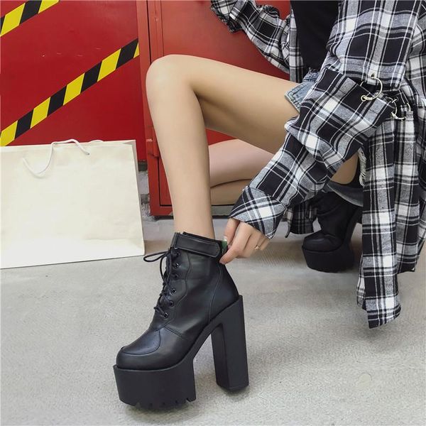 boots ymechic 2021 platform ankle women pu shoes for autumn botas leather round toe thick heel lacing casual woman, Black
boots ymechic 2021 platform ankle women pu shoes for autumn botas leather round toe thick heel lacing casual woman, Black
