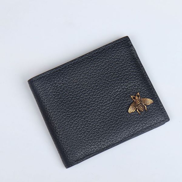 men short wallets fashion man wallet bee purse genuine leather credit card card holders with dust bag, Red;black
men short wallets fashion man wallet bee purse genuine leather credit card card holders with dust bag, Red;black