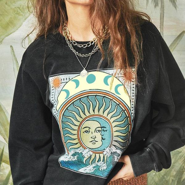 women's hoodies & sweatshirts casual o neck drop sleeve print oversized women harajuku all match loose chic pullover y2k vintage autumn, Black
women's hoodies & sweatshirts casual o neck drop sleeve print oversized women harajuku all match loose chic pullover y2k vintage autumn, Black