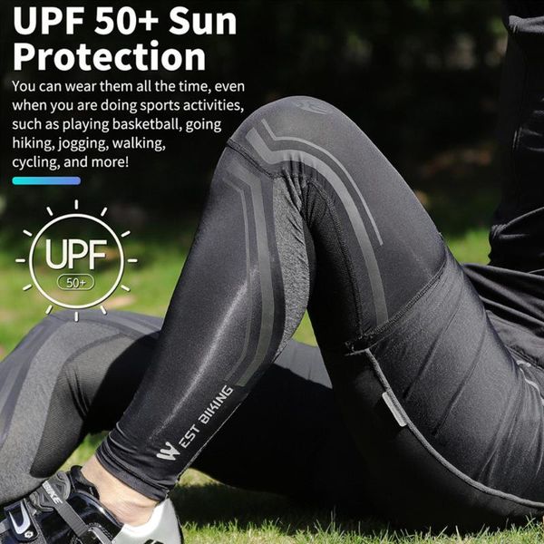 west biking summer ice silks sunscreen leg cover cycling anti-uv leg sleeve men women arm, Black;gray
west biking summer ice silks sunscreen leg cover cycling anti-uv leg sleeve men women arm, Black;gray